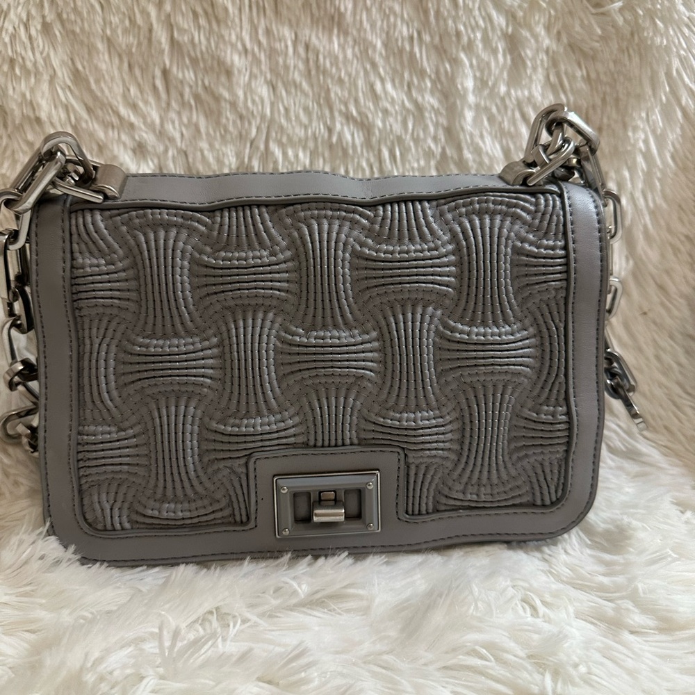 Charles & Keith Gray Quilted Women's Bag